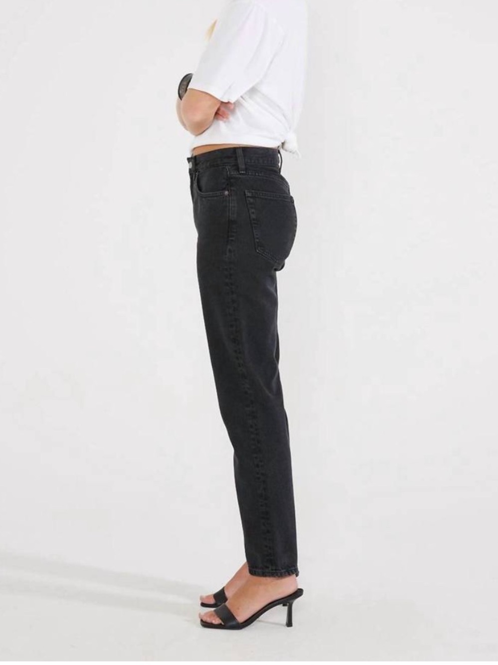 NEW Etica Finn Slim Straight Black Rock Jeans Sustainable Neutral Capsule 32 - Picture 3 of 11